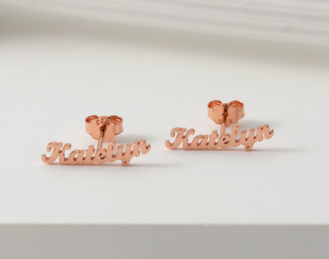 Personalized Name Earrings